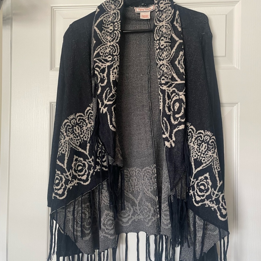 Flying Tomato fringed sweater